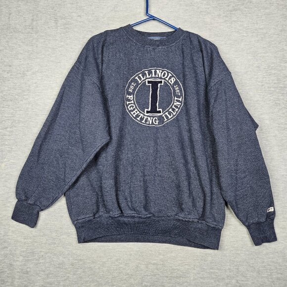 University of Illinois Fighting Illini Crewneck Sweatshirt Size XL - Picture 1 of 8